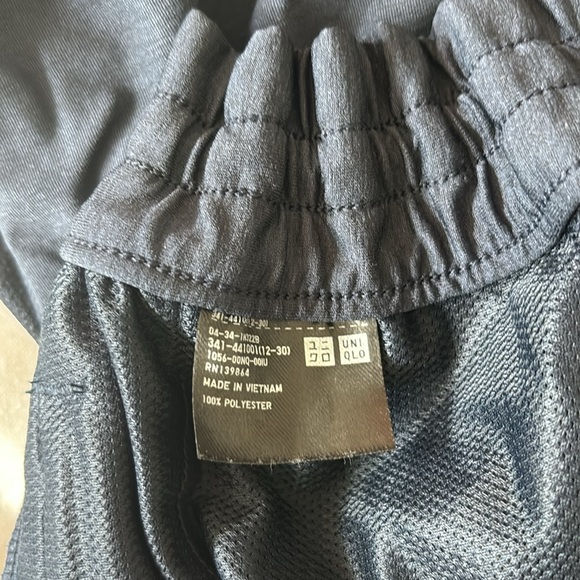 Uniqlo x Theory Shorts Mens Blue Elastic Waist L - Picture 8 of 8